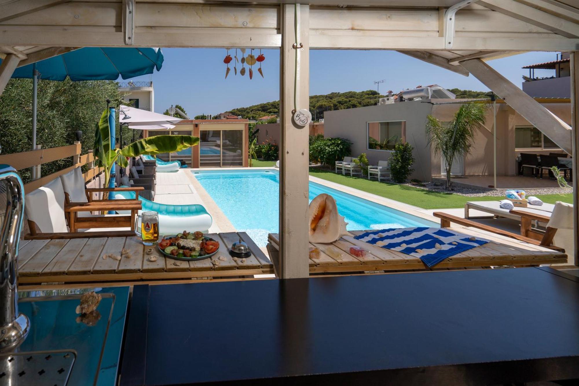 Modular Bungalows With Heated Pool Artemis Greece Esterno foto