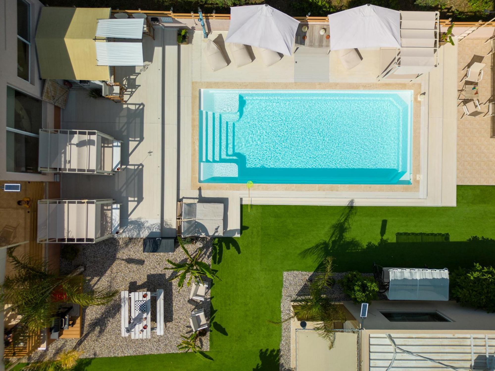 Modular Bungalows With Heated Pool Artemis Greece Esterno foto