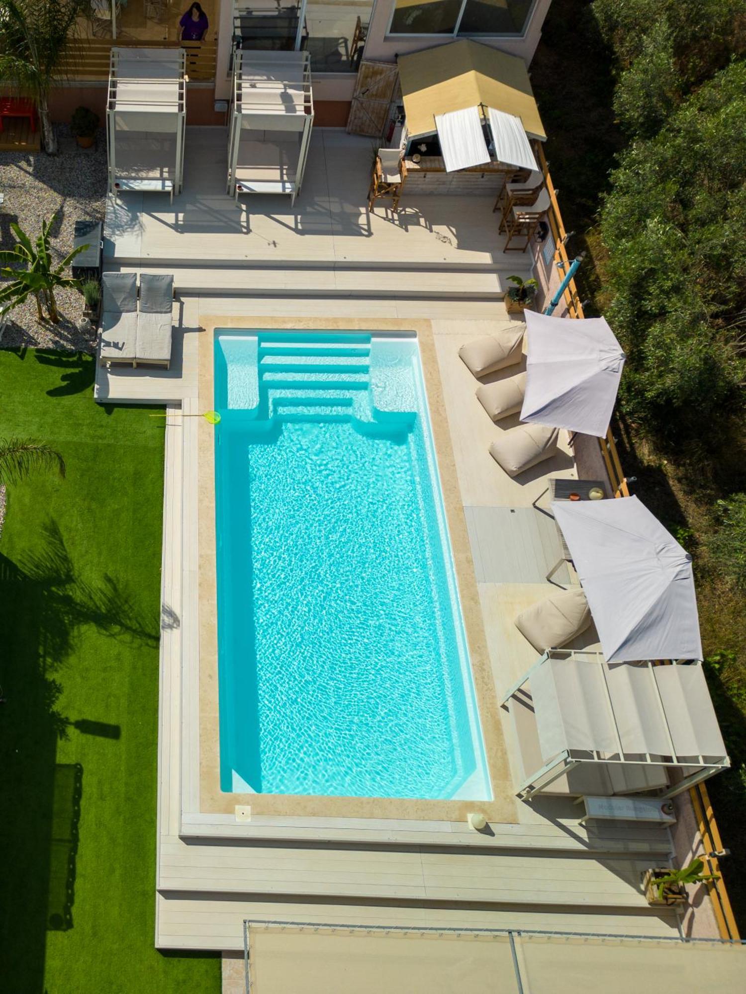 Modular Bungalows With Heated Pool Artemis Greece Esterno foto